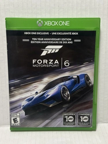 Forza Motorsport 6: Ten Year Anniversary Edition (Microsoft Xbox One, 2015)