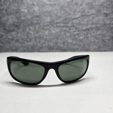 VINTAGE B L RAY-BAN L2870 BLACK EBONY BALORAMA WRAP SUNGLASSES