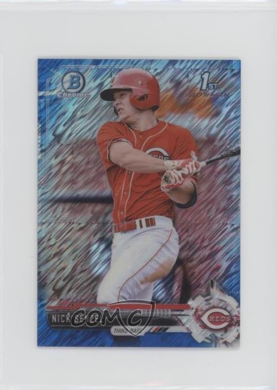 2017 Bowman Chrome Minis Prospects Blue Shimmer Refractor 79/150 Nick Senzel 0c6