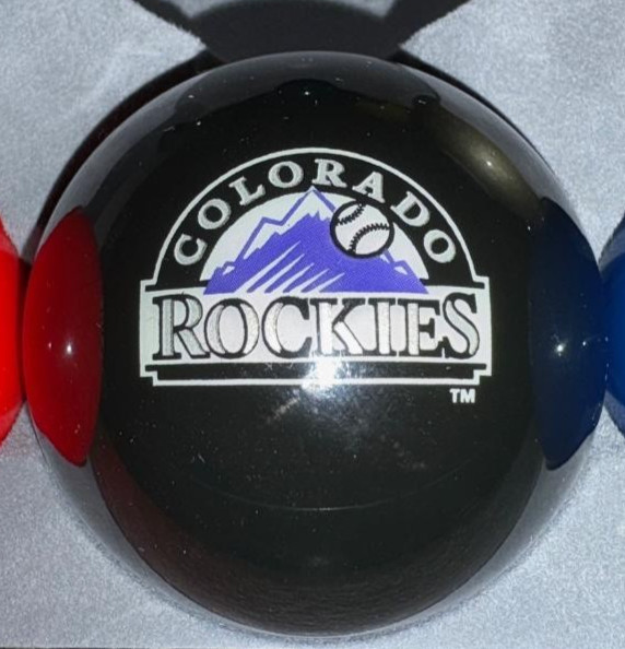 Vintage Aramith Billiard Ball 2 1/4 inch Colorado Rockies