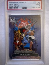 2024-25 Panini Donruss Optic Downtown Ja Morant #6 PSA 9 Grizzlies