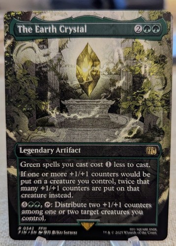 The Earth Crystal - #342 Regular - (Borderless) Final Fantasy - Mtg