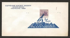 1935 U.S. cover - CLEVELAND ROCKET SOCIETY - EZ 4C1