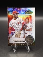 2022 Topps Gold Label Hunter Greene RC Rookie #34 Class 1 Cincinnati Reds