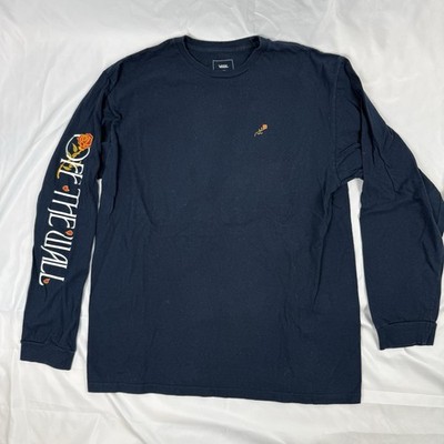 VANS Men s Long Sleeve Tee Sz L Navy