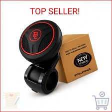 Fouring BL Steering Wheel Knob Spinner - Universal Non-Slip Fit, ABS  Premium S