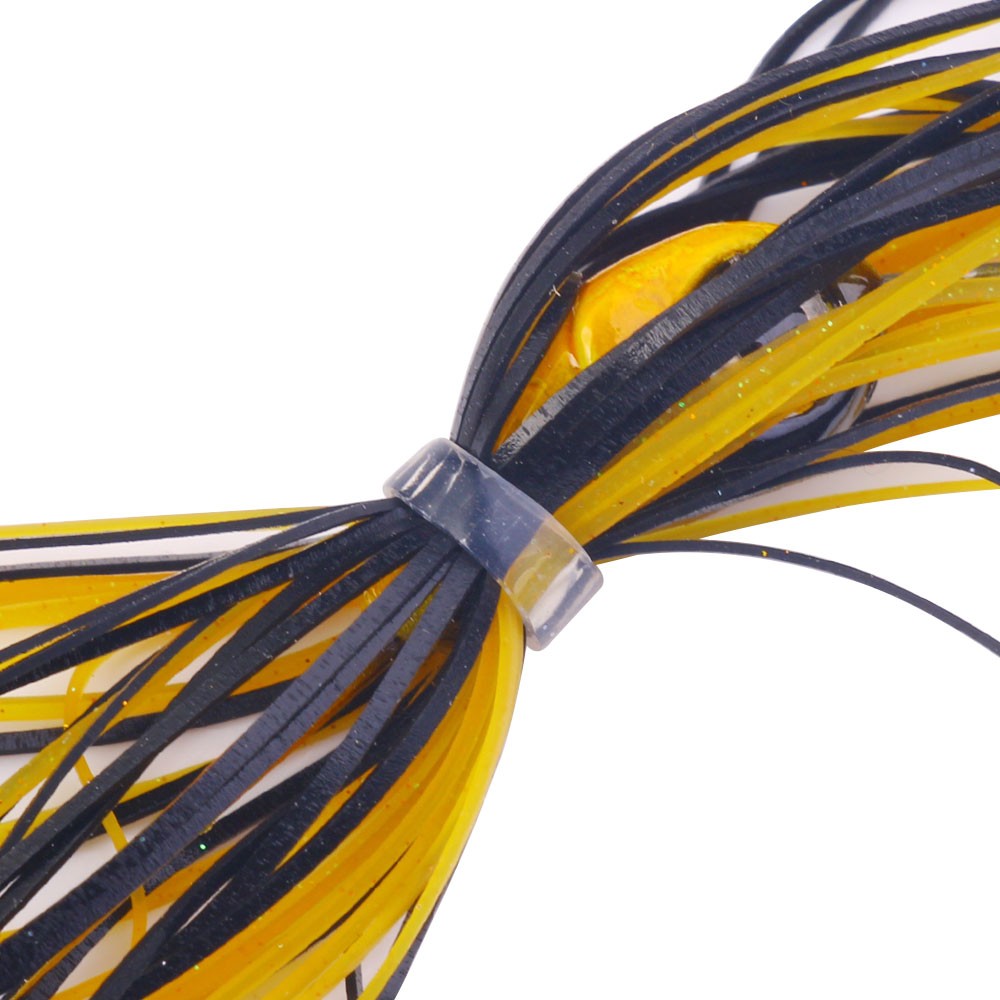 5PCS/Set Spinnerbait Fishing Lure Buzzbait 11g Blade Skirted Bait Spoon Tackle - Image 9