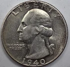 *SILVER* 1940  Washington Quarter -《Great Way To Buy Silver!!》