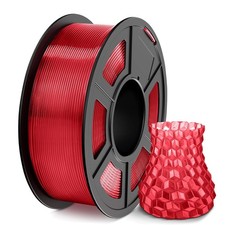 JAYO 1.1KG PLA Clear 3D Printer Filament 1.75mm Transparent Red No Bubble