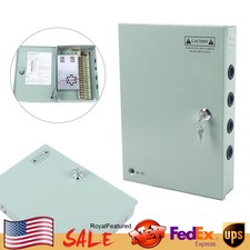 12VDC 18CH 30A Security Camera Power Supply Box Distribution For CCTV DVR System