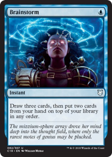 Light Play x 1 Brainstorm Commander 2018