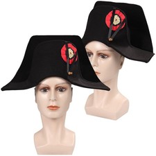 Napoleon Cosplay Hat Cap Halloween Carnival Costume Accessories hat captain Gift
