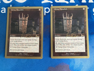 MTG Grim Monolith マジック：ザ・ギャザリング 1x MTG Magic the Gathering Grim Monolith World Championship Finkel