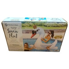 Member's Mark SWAN Novelty Ride-On Pool Float - Swan pool floaty UPTO 200lbs.
