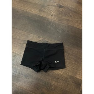 Nike Girls Dri-FIT Pro Compression Shorts Black Athletic Volleyball Size Small
