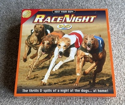 Host Your Own Race Night Hunderennen DVD Spiel 