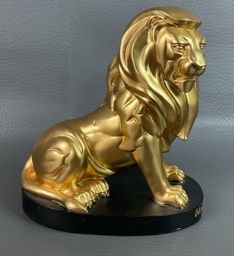 MGM Grand Las Vegas Gold Lion Figurine Casino Souvenir