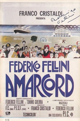 Federico Fellini Originalautogramm auf Foto ''Regisseur''