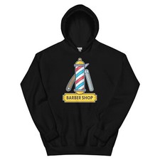 Barber Shop Everyday Location Building Place Hoodie