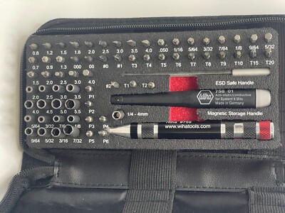 Wiha 75971 68-Piece System 4 ESD Safe Master Technician Ratchet & MicroBits Set