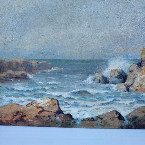 Thomas L. Hunt 1882-1938 Listed Artist - Marine Oil Painting - Bild 5 von 8