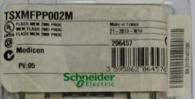 SCHNEIDER ELECTRIC TSXMFPP002M MODICON FLASH MEM 2MB PROGRAM - NEW