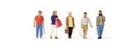 Preiser 10673 H0 Shopping 5 Figuren Neu Ovp+