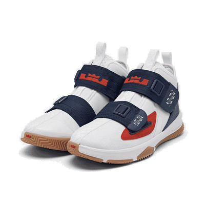 red white and blue lebron soldiers