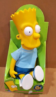 The Simpsons, Bart Simpson Doll , NIP, 1990 Dan Dee