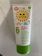 Babyganics SPF 50+ Sunscreen Lotion UVA UVB Protection Water Resistant 6 Fl oz