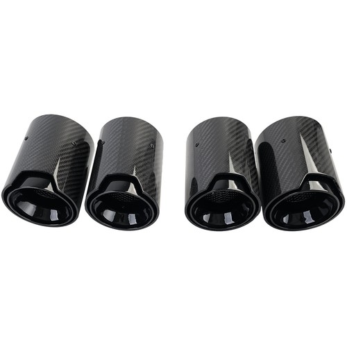 4x Carbon Auspufflblenden Endrohre passend für BMW M2 F87 M3 F80 M4 F82 F83 - Bild 2 von 9