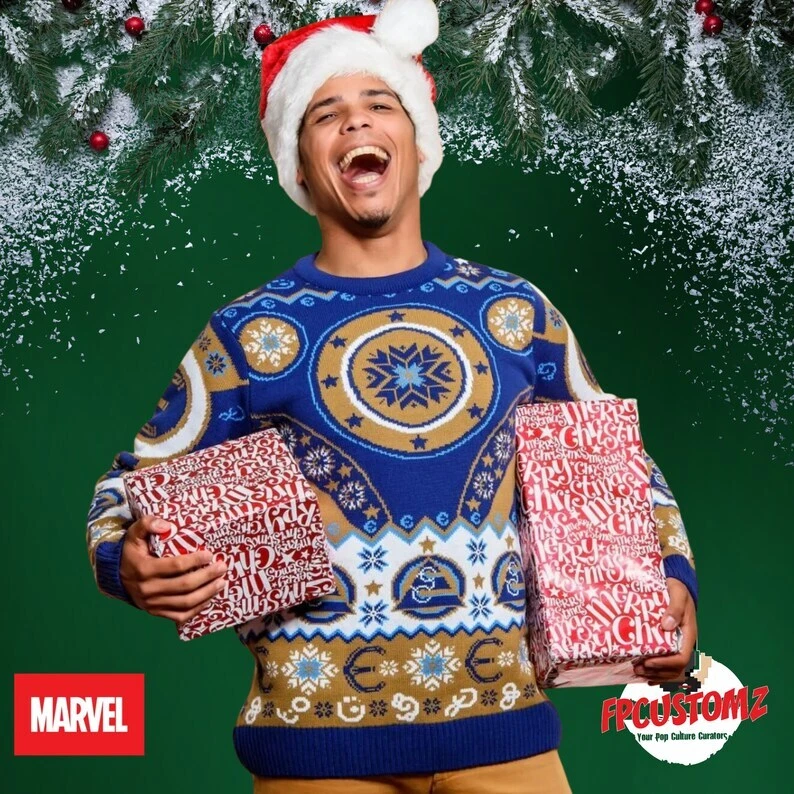 Marvel Eternals Christmas JumperChristmas Ugly Sweater