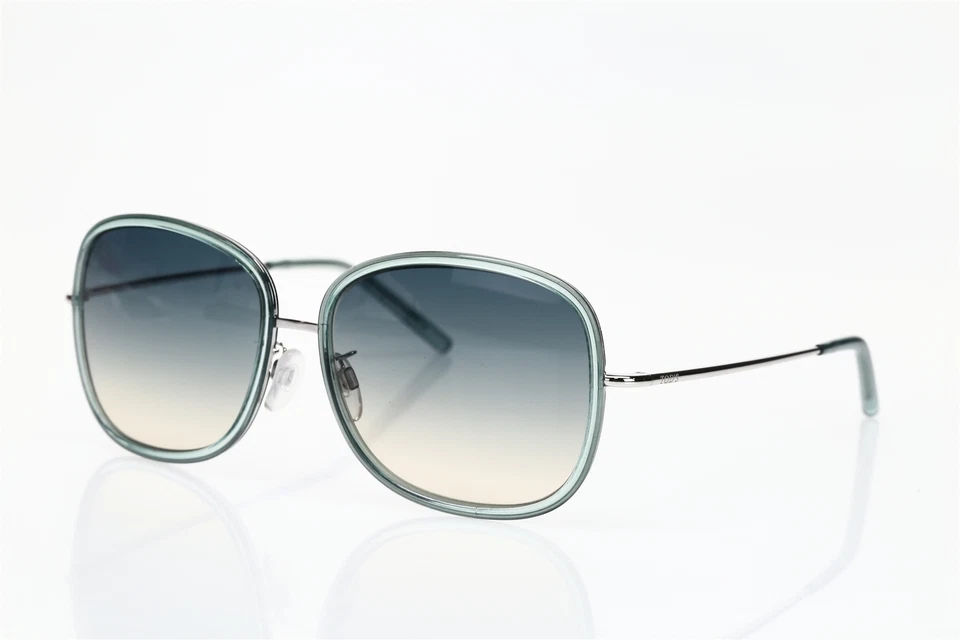 TOD'S Women's Green 'TO47' Rectangular Sunglasses 139621 Foto 2 de 4