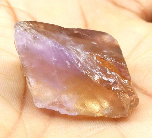 Natural Bolivian Bi-Color Ametrine 88.80 CT Certified Untreated Facet Gemstone - Picture 8 of 8