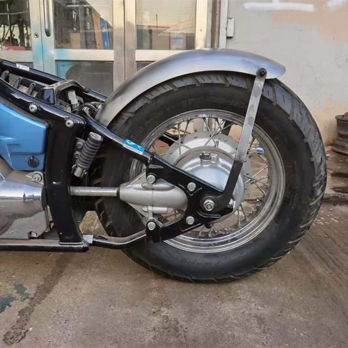 Silver Universal Motorcycle Steel Rear Fender For YAMAHA DRAGSTAR 400 650 - Picture 8 of 9