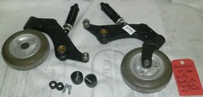 Set of 2 Permobil M300 Parts Back Caster Frames with Absorber as Photo