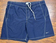 vintage nike trunks shorts medium blue v2
