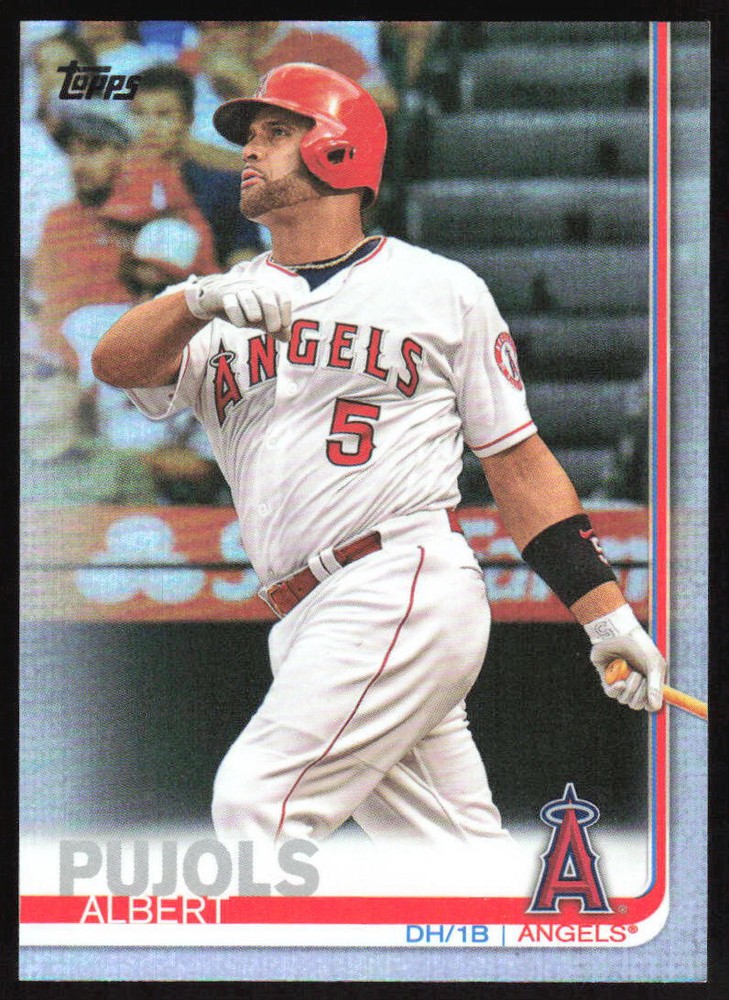 2019 Topps Albert Pujols #437 Rainbow Foil Los Angeles Angels