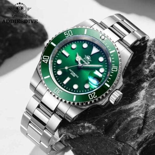 Addiesdive Nh35 Uhrwerk Automatik Uhr Saphirglas Mechanische Armbanduhr - Bild 3 von 25