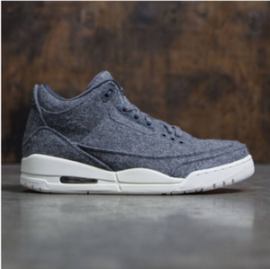 jordan 3 grey wool