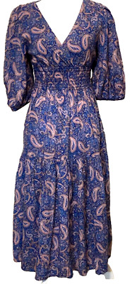 Ten Sixty Sherman womens cotton blend peasant boho dress sz. S NWT MSRP $49