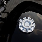 Chrome Vented Gas Tank Fuel Cap with Sealing Fits Harley Davidson Softail Dyna