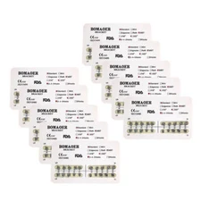 Dental orthodontic mental bracket brace standard MBT slot 022 345hooks 20 packs