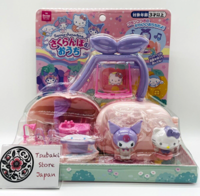 Hello Kitty Kuromi Cherry House Playset Sanrio Characters NEW