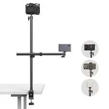 SmallRig Camera Desk Mount, Overhead Camera Arm Stand for Desk w/ 360° Ball Head