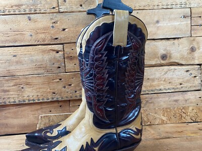 Sendra cowboy western brown riding boots sz US 8.5 uk 8, like
