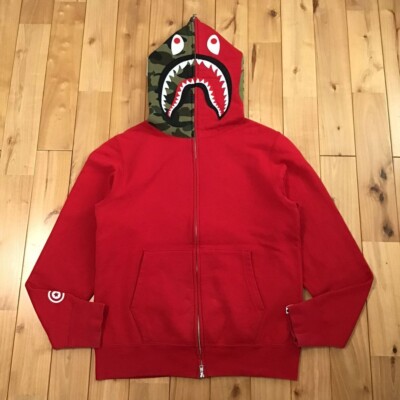 A BATHING APE - 最安A BATHING APE 1st CAMO SHARK RED 400% 1st 400% CAMO SHARK APE - 最安A BATHING APE RED BATHING A