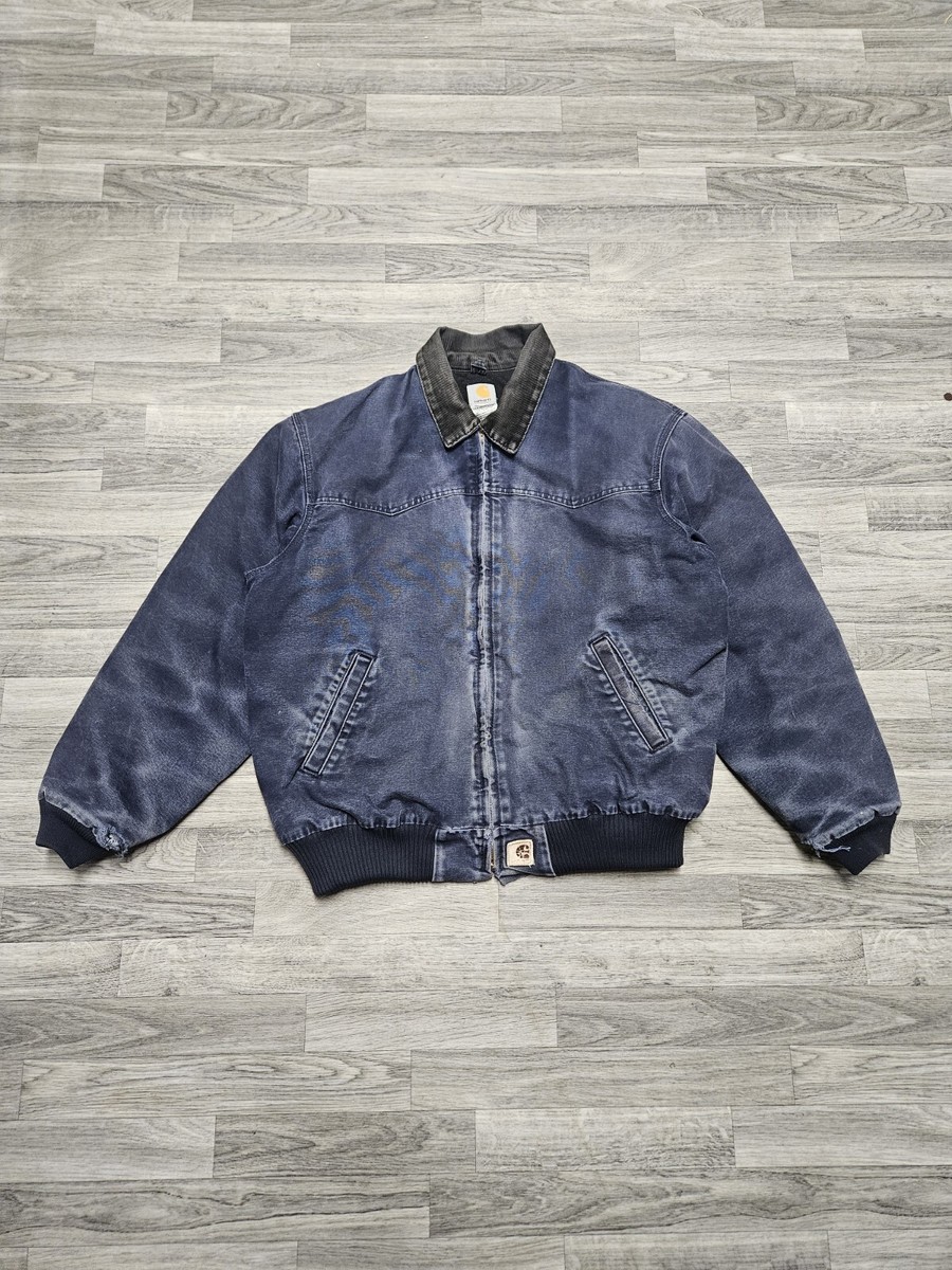 Vintage 90s Carhartt J14 MDT Faded Blue Santa Fe Canvas Vintage 90s Carhartt J14 MDT Faded Blue Santa Fe Canvas