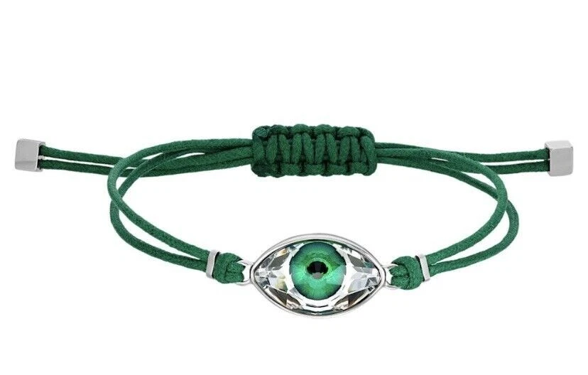NWT Authentic Swarovski Power Collection 5551805 Green Evil Eye