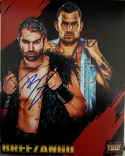 Breeze and Dirty Dango WWE/NXT Autographed 8x10 (formerly known as Breezango)